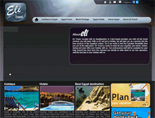 Tablet Screenshot of eli-travel.com